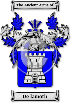 De lamoth Family Crest Download (jpg) Legacy Series - 150 DPI